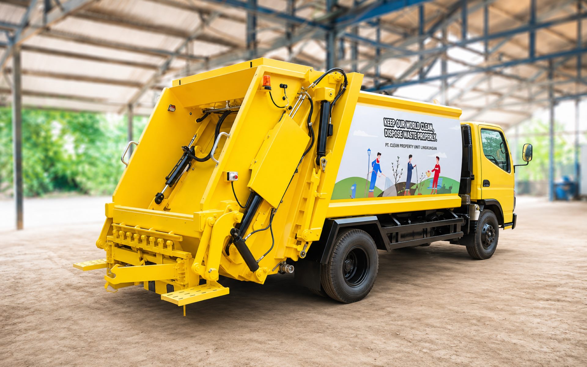 Truk Sampah Compactor Karoseri Custom