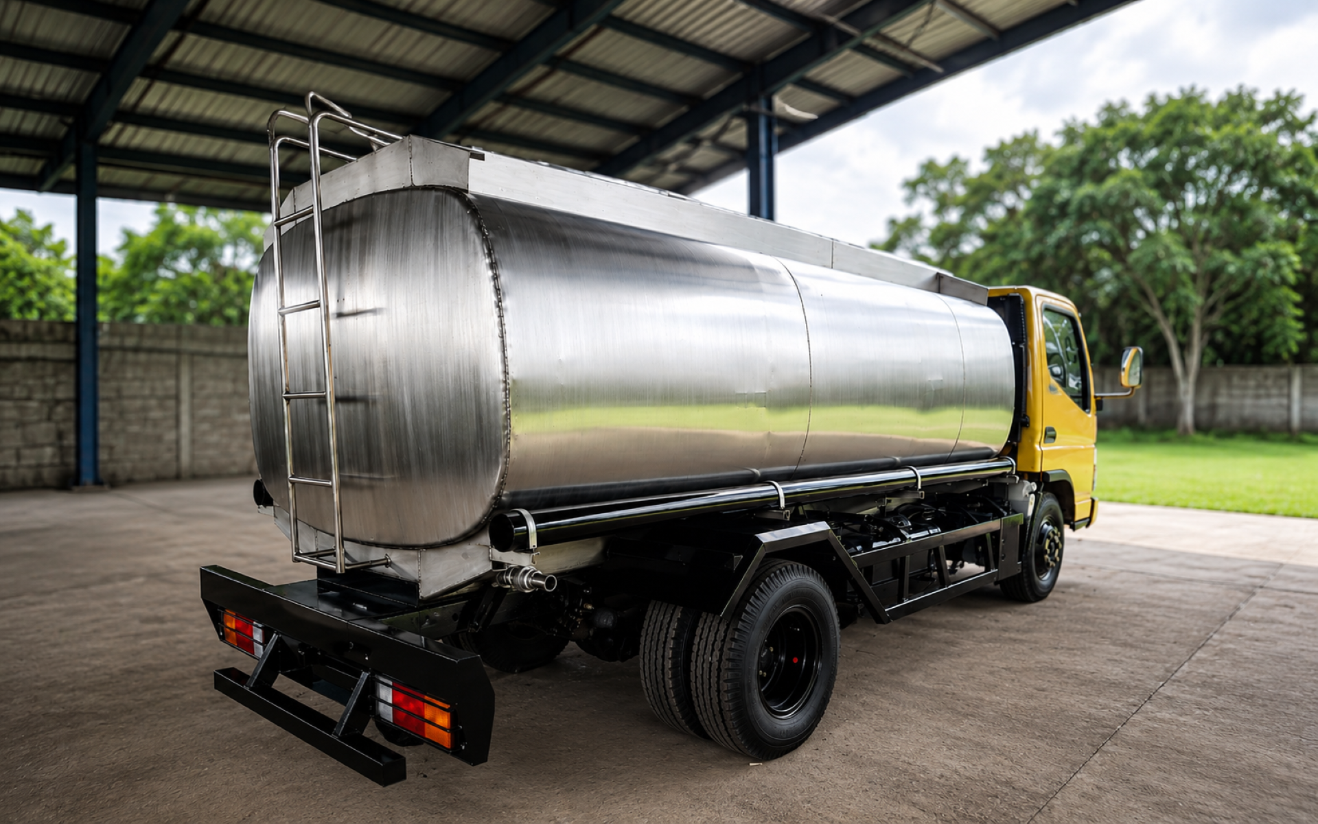 Karoseri Truk Tangki Stainless Steel 5.000 Liter AUT 88 Karoseri Tangki